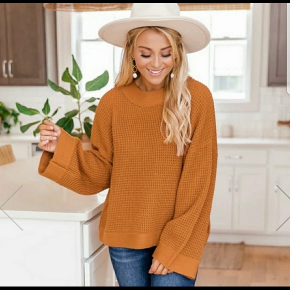 Burnt Orange sweater from Pink Lily!!